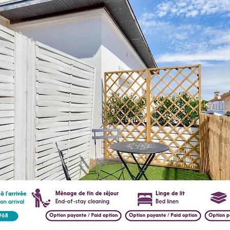 180m De La Plage, Quartier Anime 2 Personnes Apartament